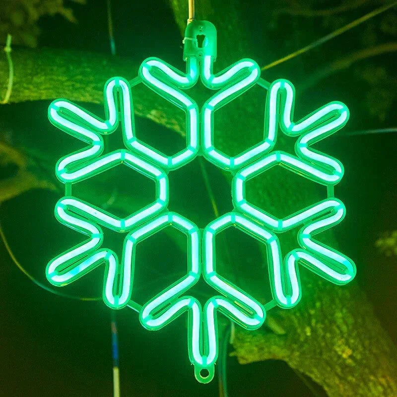 SnowGlow - Frosty Snøkrystall LED Lysbolle