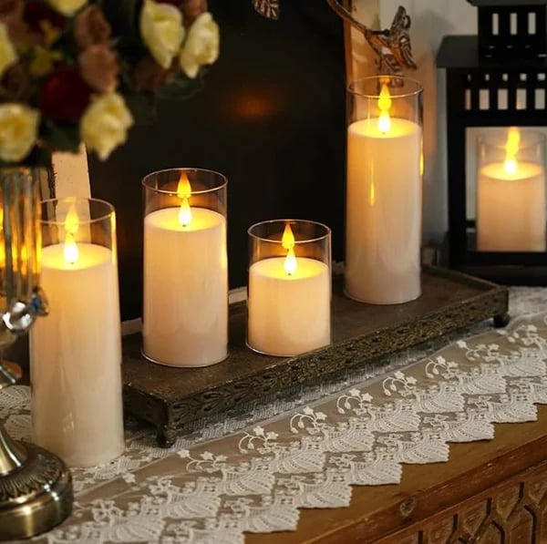 Skanto | Ekte Uten Flamme Stearinlys LED Elektronisk Lys