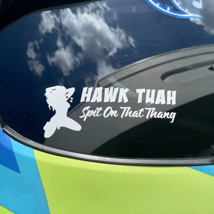 Skanto | Hawk Tuah klistremerke | Spytt på denne tingen bil