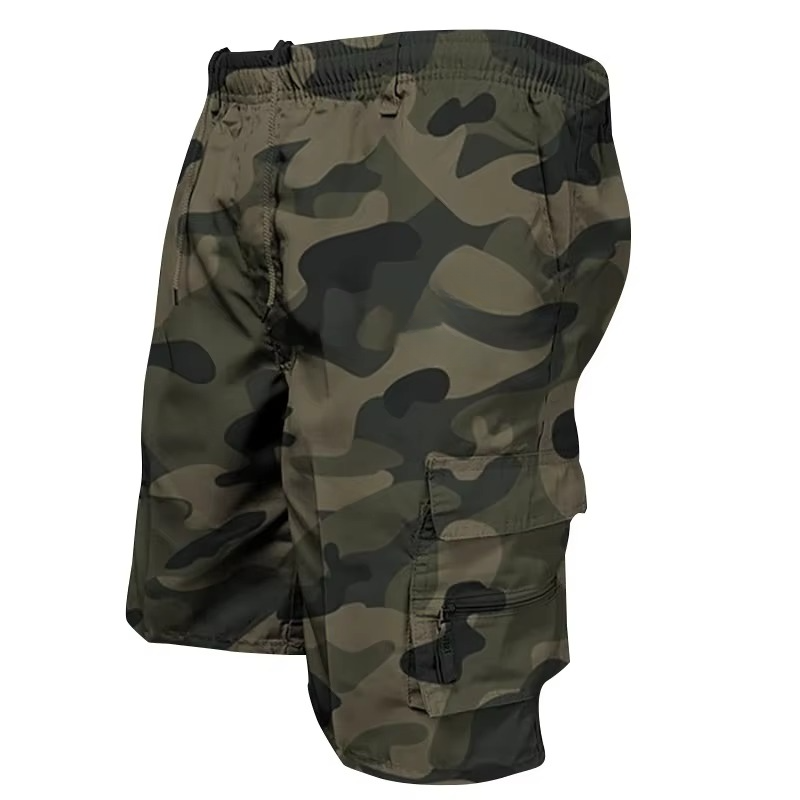 Lessige Herren-Cargoshorts mit mehreren Taschen – Freizeit-Shorts for Sommer, Outdoor and Arbeit in großen Größen
