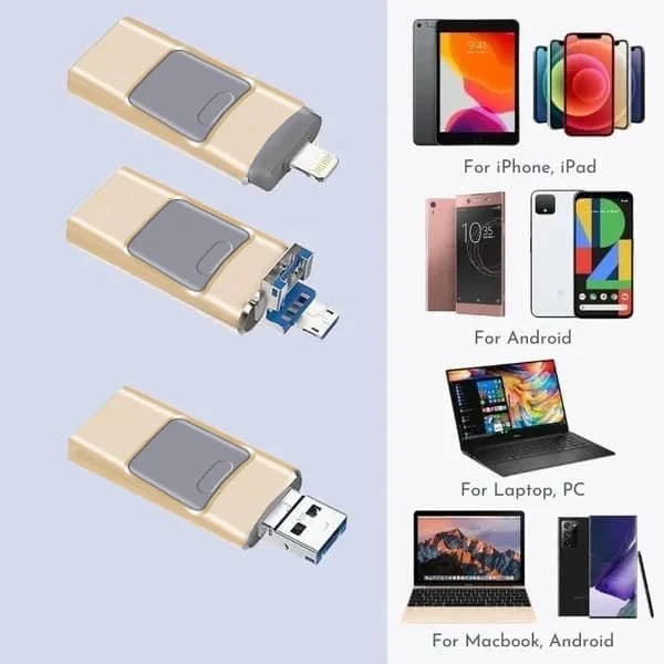 Skanto | 4 i 1 Høy-kvalitets USB-flashminne