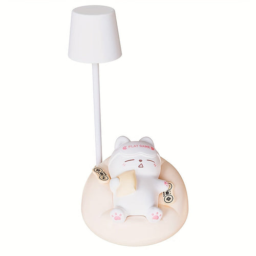 LumiKat Lampe - Søt LED Katt Nattlampe Skanto