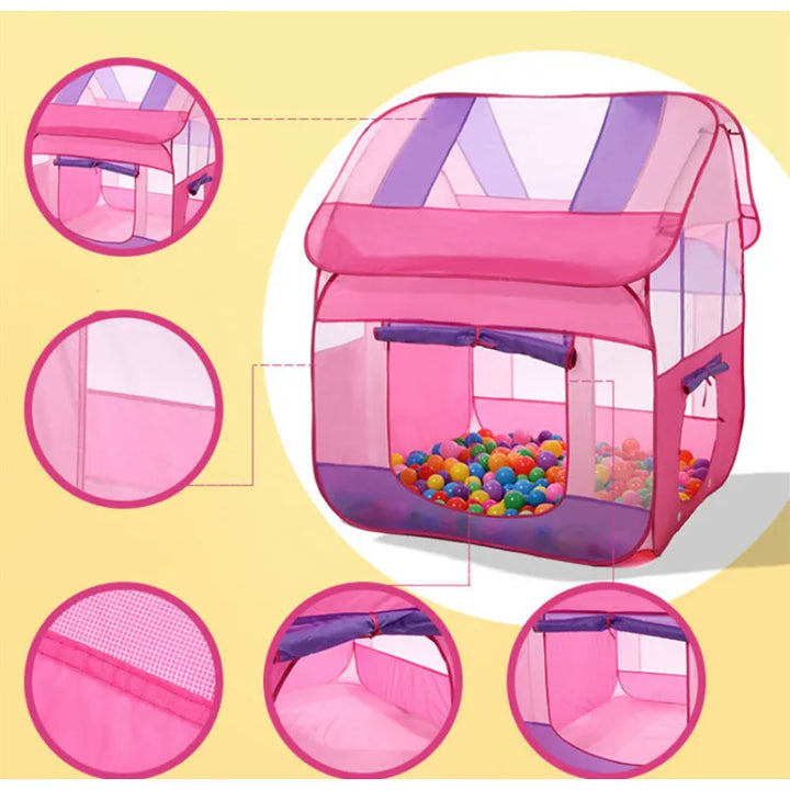 Skanto | Fargerik Leketelt for Barn – Fargerik Ballpit for Innendørs og Utendørs Moro