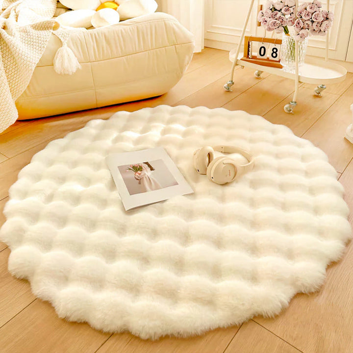 Skanto | Nordisk Rund Plush Gulvmatte