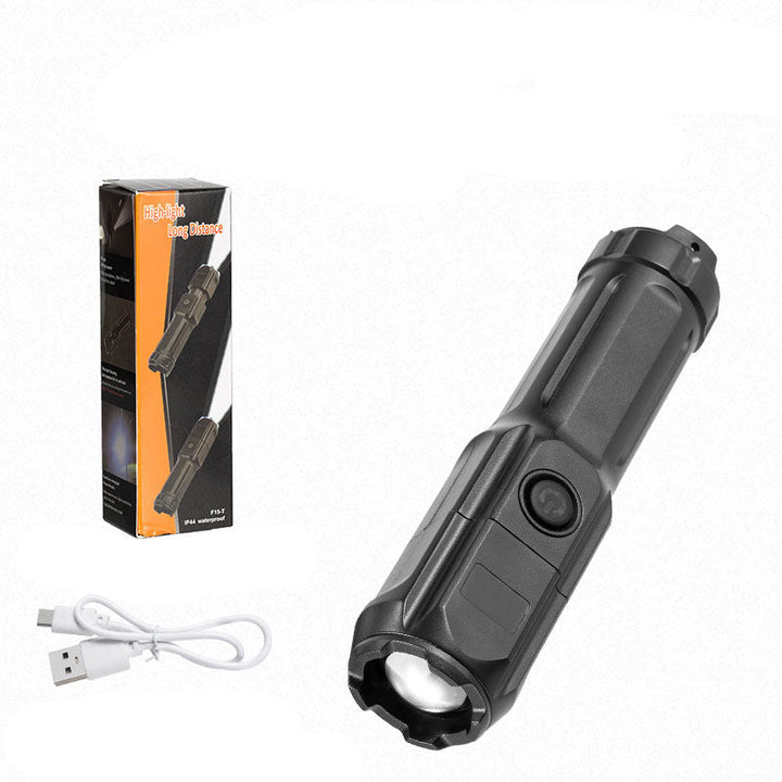 Skanto | Høy-effekt LED lommelykt med zoom oppladbar USB campinglampe