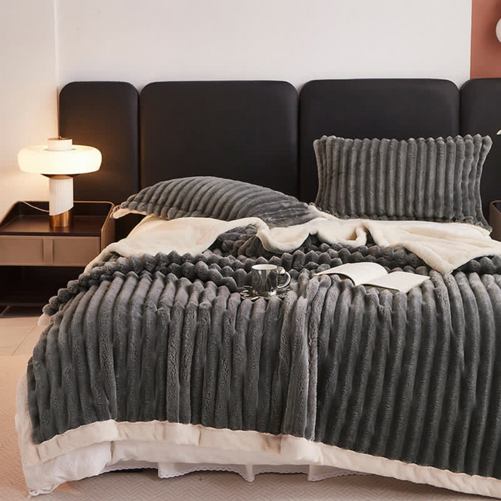 Skanto | Snuggly falsk pels fleece-teppe
