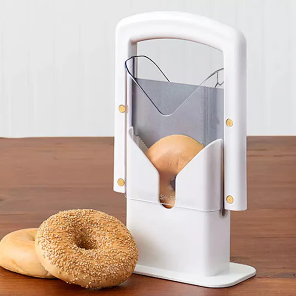 Skanto | Rustfritt Stål Bagel Skjærer For Små & Store Bagels