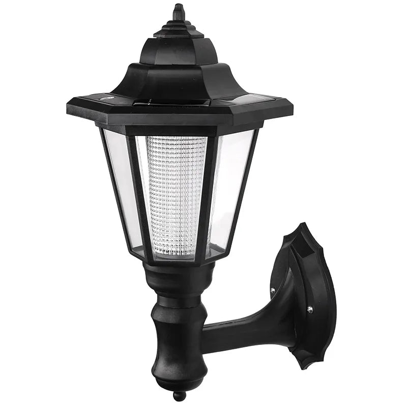 Skanto | Solar Hage Lantern med LED – Utendørsbelysning for Terrasse & Hage i Klassisk Lampedesign