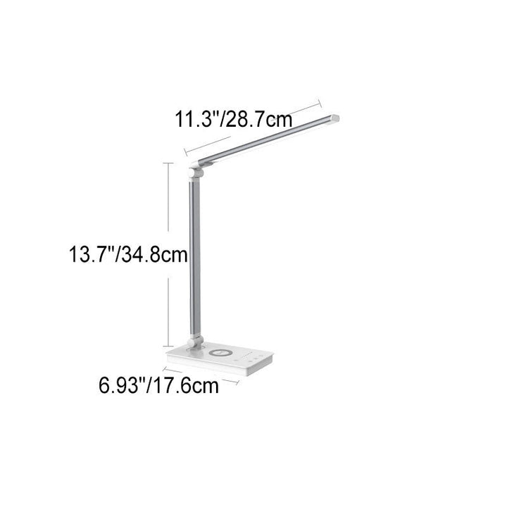 Skanto | Minimalistisk Smart Firkantet Bar Sammenleggbar USB LED Skrivebordslampe