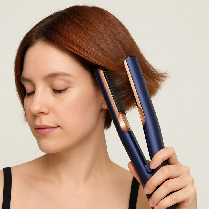 2-in-1 Haartrockner & Glätteisen für müheloses Styling