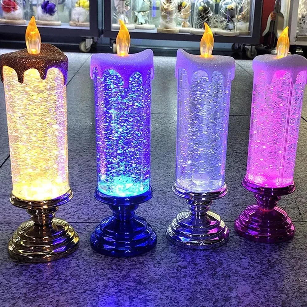 Skanto | LED Julelys Oppladbare Med Glitrende