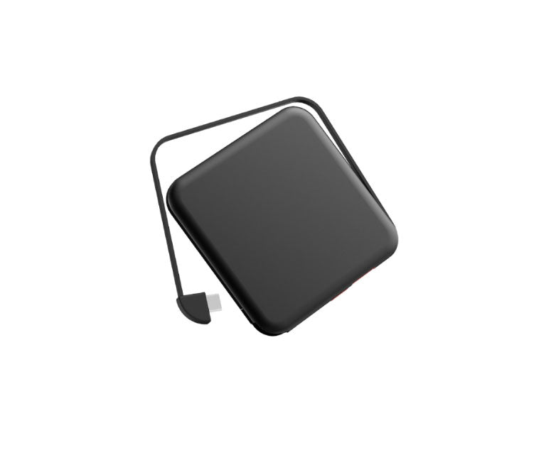 Skanto | Tinier & Thinner Solenergi Power Bank med 3-i-1 Skjult Kabel