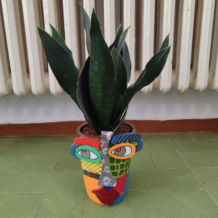 Skanto | Abstrakt Ansikt Blomsterpotte
