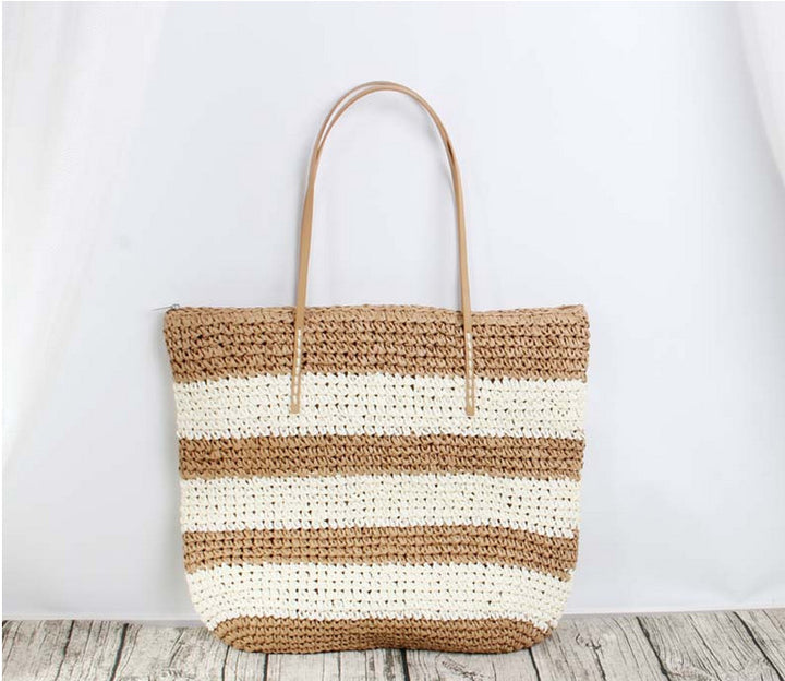 Large Rattan Tote Bag with Sturdy Handles Skanto