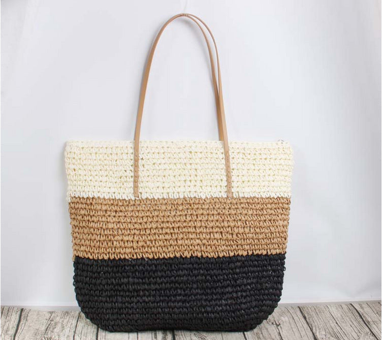 Large Rattan Tote Bag with Sturdy Handles Skanto