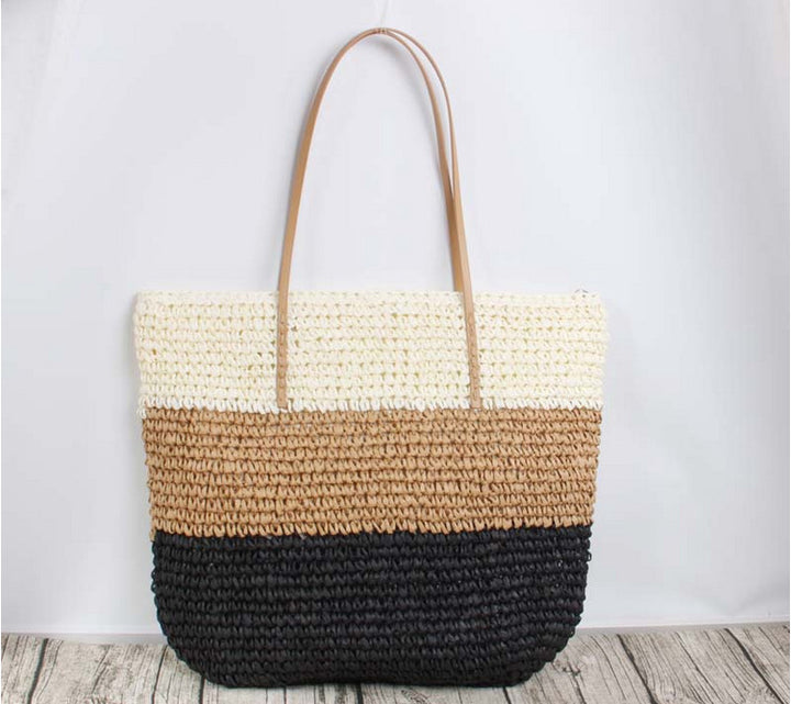 Large Rattan Tote Bag with Sturdy Handles Skanto