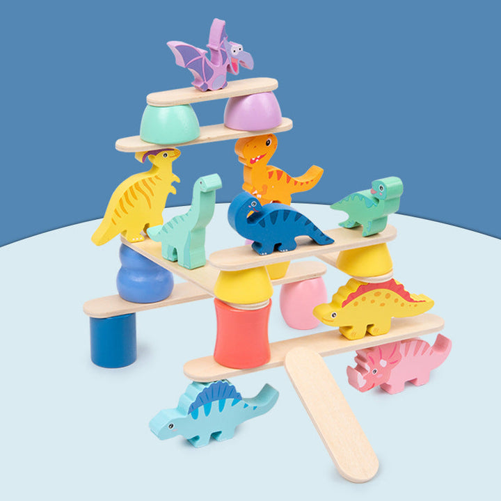 DinoStack Spill – Kreativt Staple Spill for Barn Skanto
