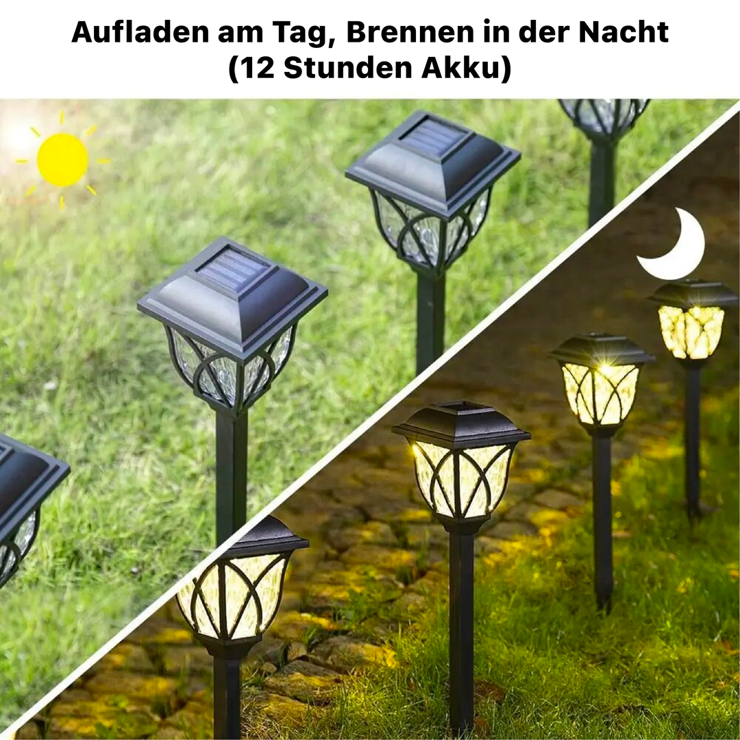 Solar LED Hage Lampe for Elegant Utendørs Atmosfære | Skanto