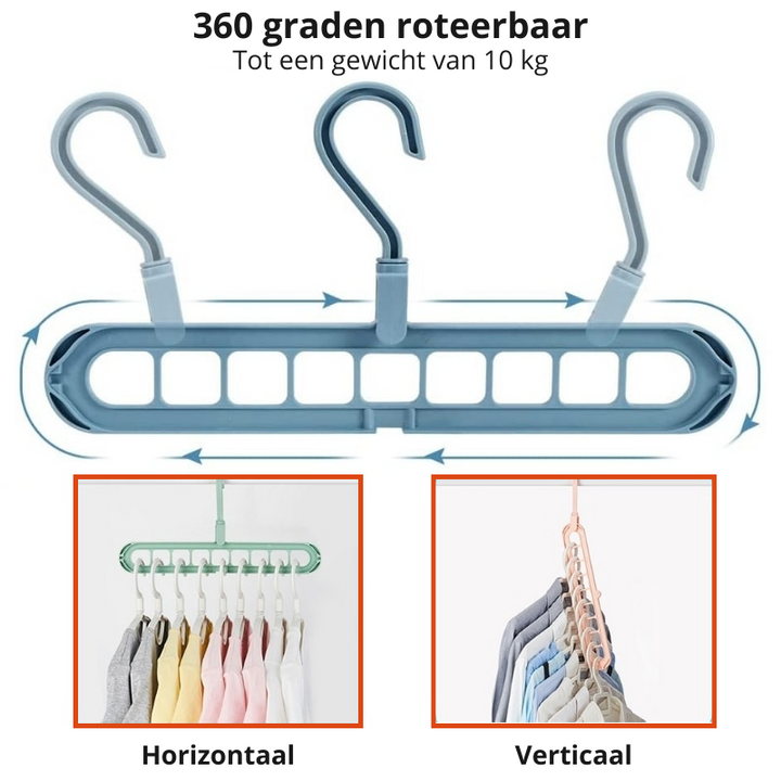 SpaceSaver Kleshengere - Effektiv Klærorganisering for Garderoben Skanto