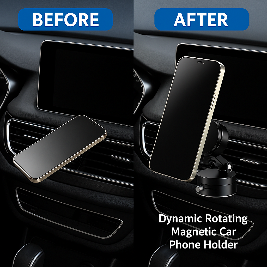 Skanto | Dynamisk Roterende Magnetisk Biltelefonholder