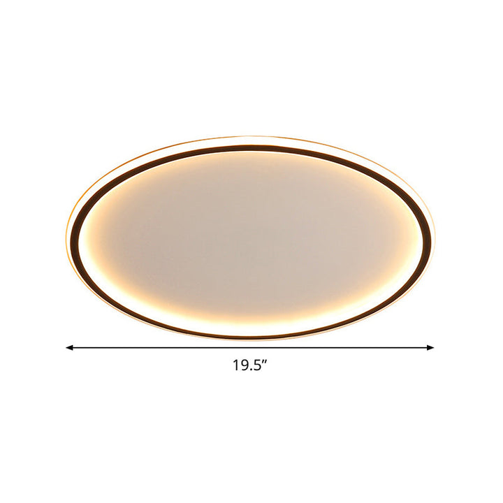 Moderne skandinavisk LED-taklampe med fjernkontroll – dimbar og energieffektiv
