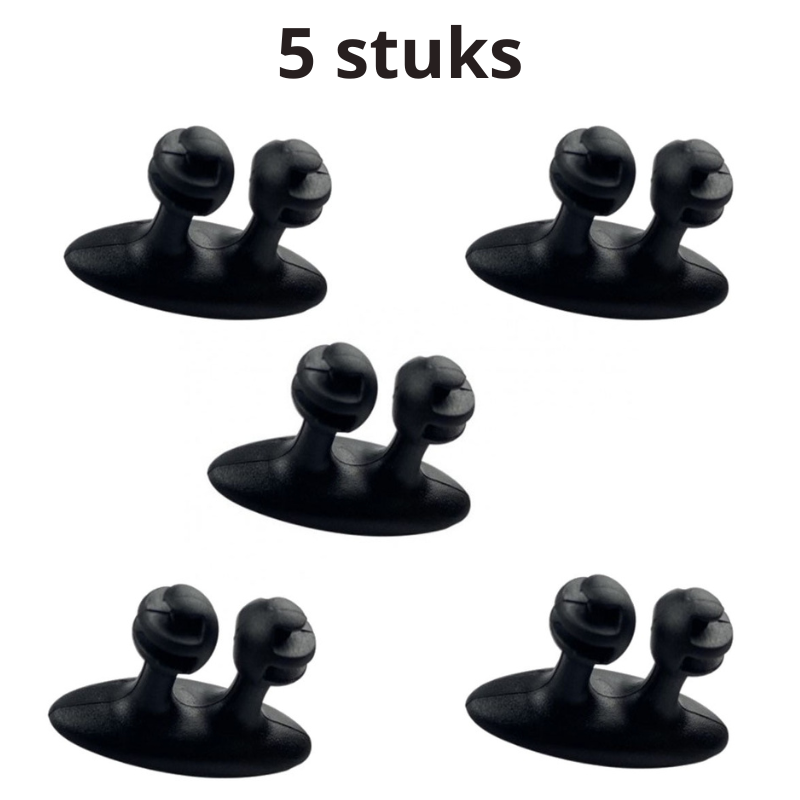 ChargeTidy Kleshengere - Lader Kabel Organisatorer (5 Stykker) Skanto
