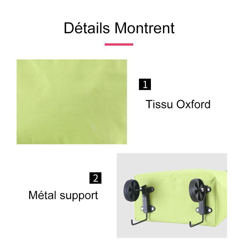 Foldbar Handlebag med Hjul | Skanto