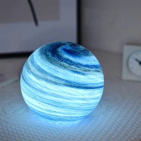 Glass Moon Lamp Skanto