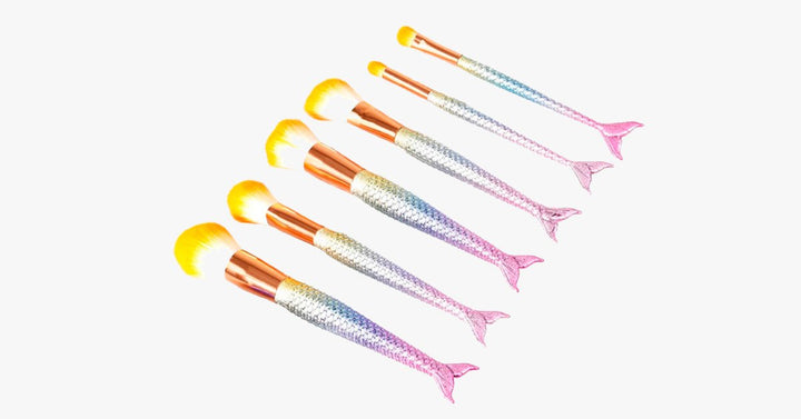 Skanto | Mermaid Dream Glam Brush Set - Perfekt din sminke på en glamorøs måte