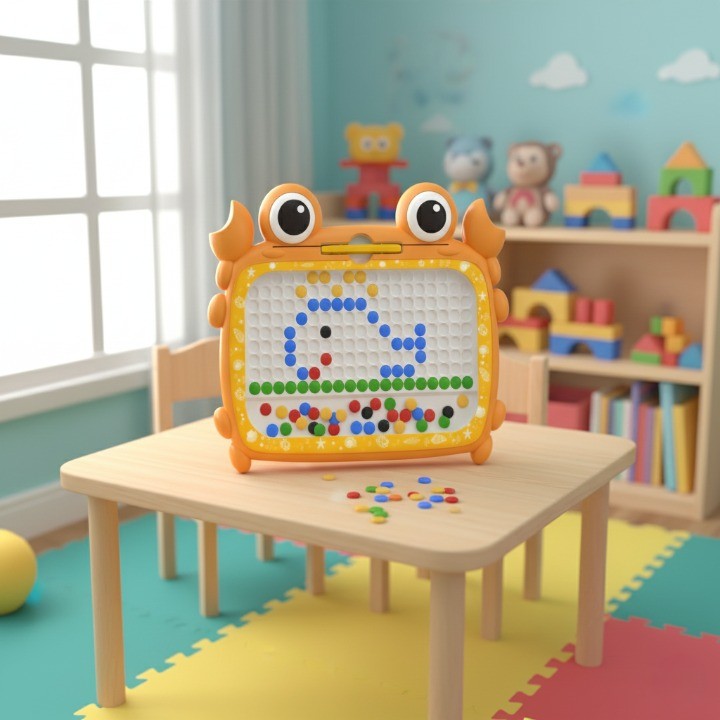 Skanto | Lærende Krabbe DIY Mosaikkpuslespill Brett