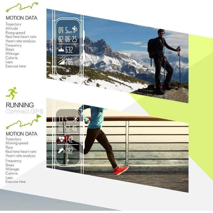 Skanto | S908 Profesjonell GPS Smart Band IP68 Vanntett Smartklokke