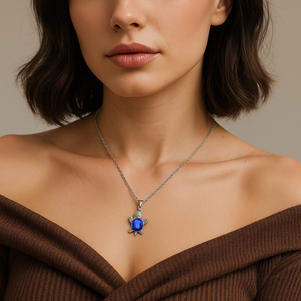 Skanto | Ocean Turtle Lucky Necklace Øredobbelsett