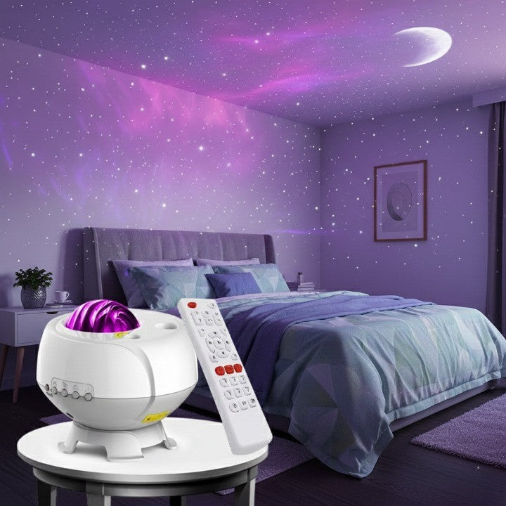 Starfield Galaxy Høyttaler Lysprojektor | Skanto