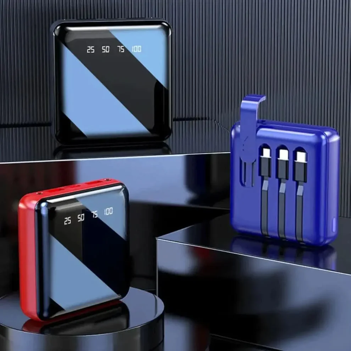 Skanto | Mini Power Bank 4-Tråder 20,000mAh