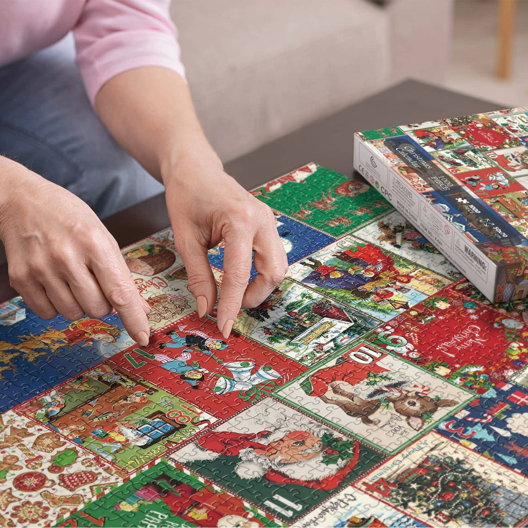 Skanto | Jule Adventskalender Puslespill Spill 1000 Biter