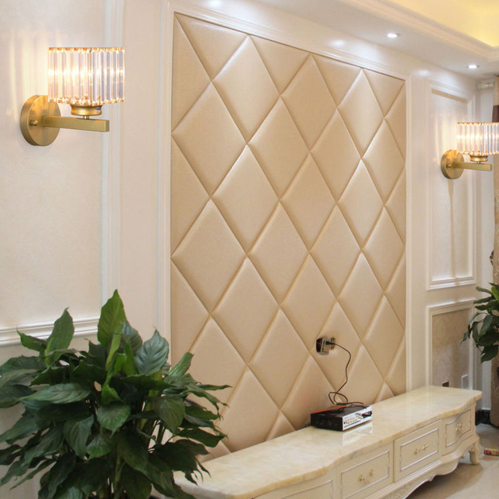 Skanto | Krystallglass Vegglampe med Moderne Arm Design