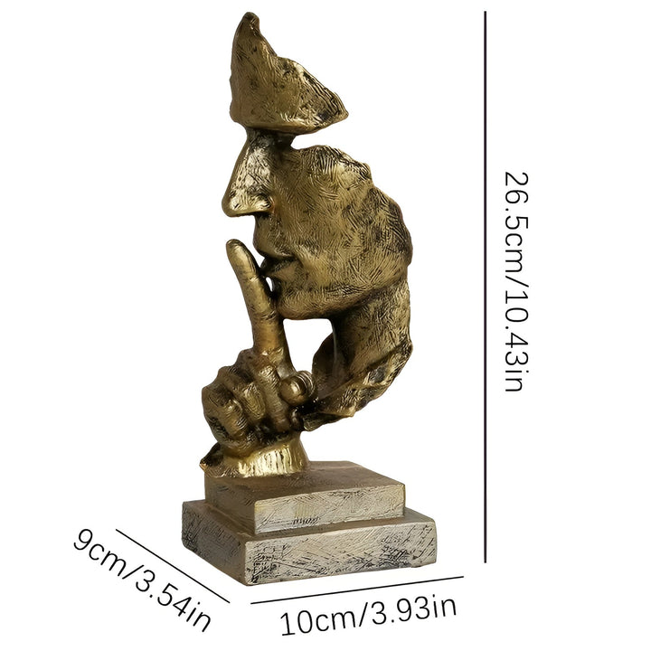 Abstract Thinker Skulptur – Moderne Deco Figur laget av Harpiks | Perfekt for Stue & Kontor | Skanto