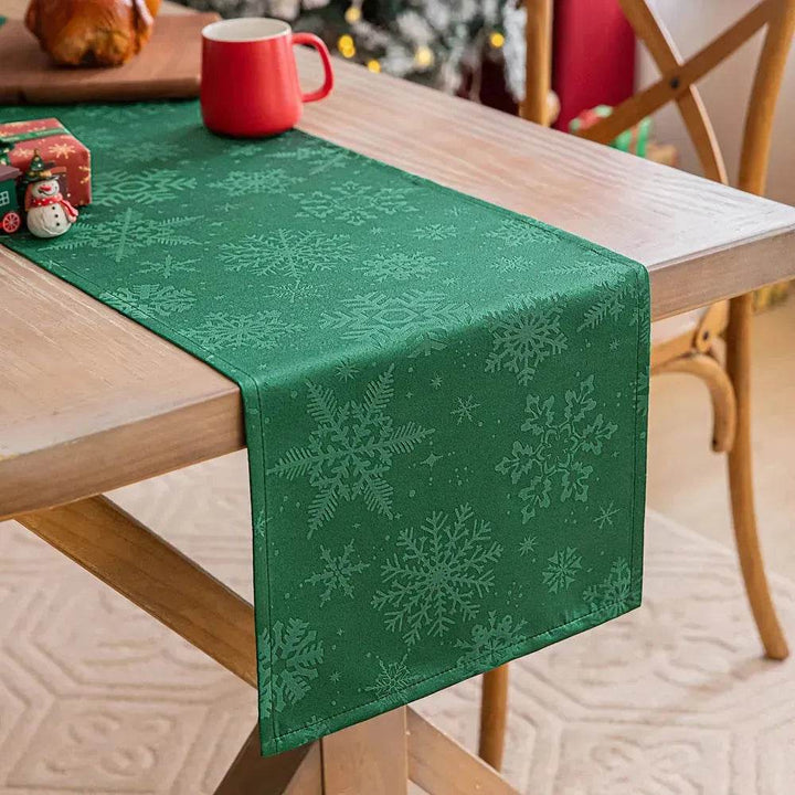 Skanto | Jule Dukløper Mørk Jacquard Spisebord