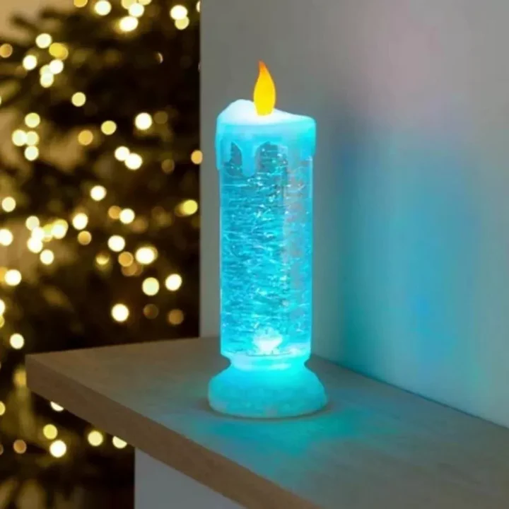 Skanto | LED Julelys Oppladbare Med Glitrende