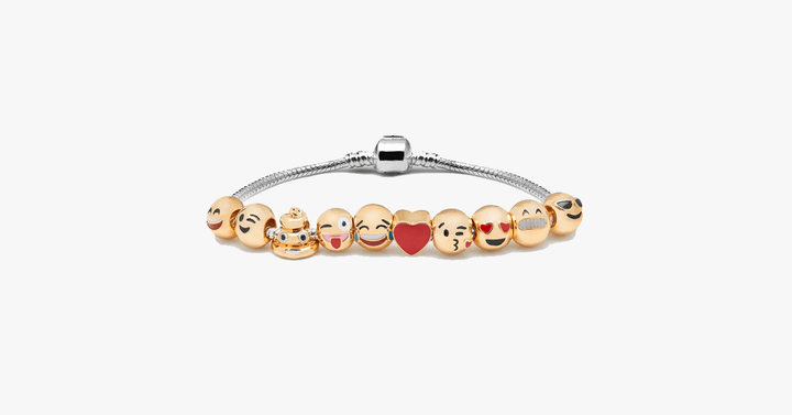 Skanto | Emotikonarmbånd - Uttrykkelig charmsarmbånd for ditt quirky utseende