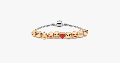 Skanto | Emotikonarmbånd - Uttrykkelig charmsarmbånd for ditt quirky utseende