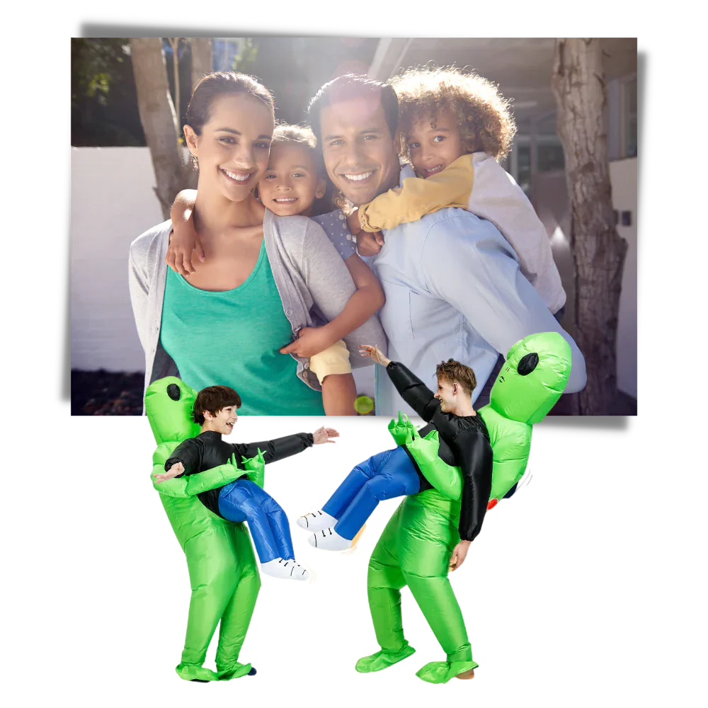 Skanto | Oppblåsbar Alien Kostyme