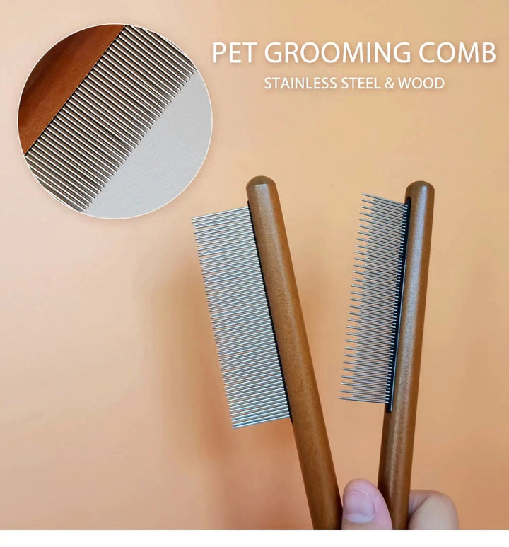 Skanto | Multifunksjonell Pet Hair Comb Flått- og Tåre Flekkfjerning