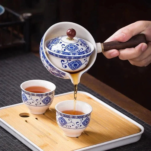 Skanto | Porselen Gongfu Teaset – Tidløs Eleganse, Perfekt Teopplevelse