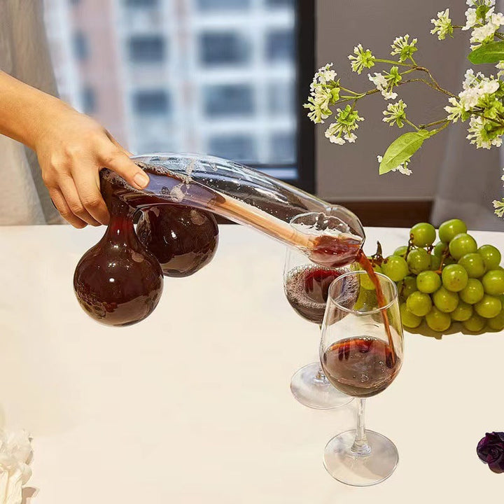 Skanto | Glassdekanter | Elegant Design og 650 ml Kapasitet | Klar