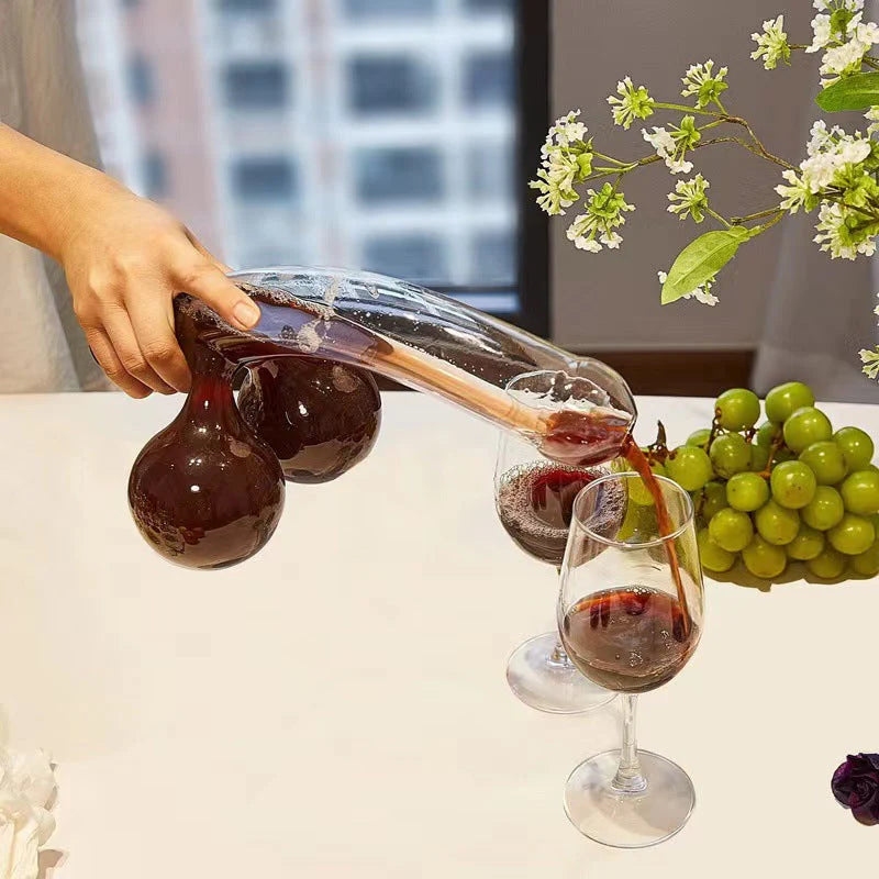 Skanto | Dekanter i Blei-fritt Glass – Unikt Design 600 ml