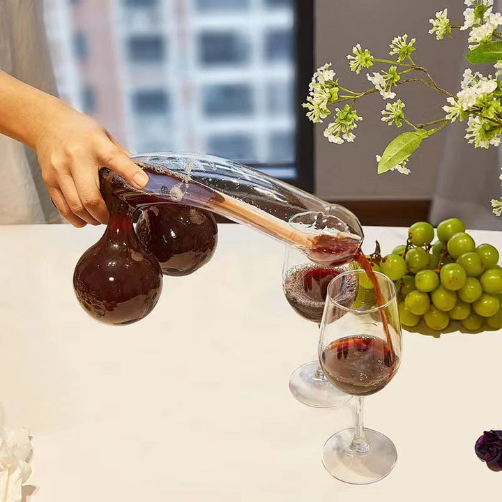 Skanto | Dekanter i Blei-fritt Glass – Unikt Design 600 ml