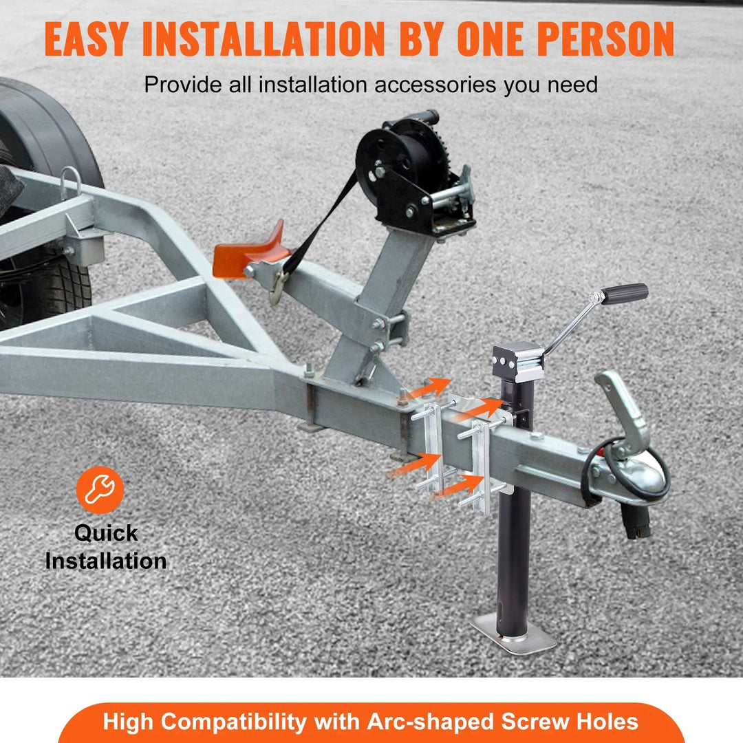 Skanto | Tungt A-ramme Trailer Jack med Drop Leg, 5000 lbs kapasitet