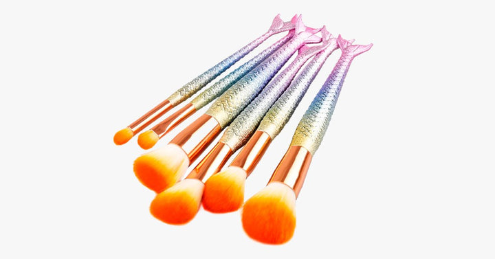 Skanto | Mermaid Dream Glam Brush Set - Perfekt din sminke på en glamorøs måte