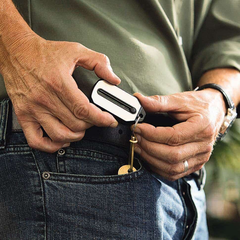 Skanto | Nøkkelring Lesebriller – Ultra Tynn Sammenleggbar Lesebriller med Etui